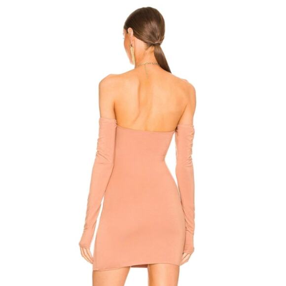 h:ours Imuni Mini Dress in Camel NWT Size Small - Picture 3 of 3